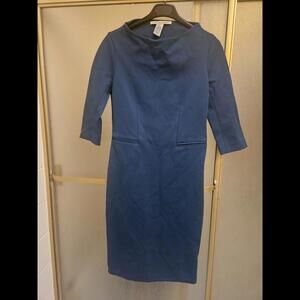 dvf dress  6 Blue diane von furstenberg silk